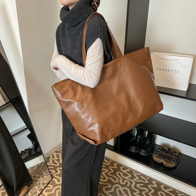 Women'S Tote Bags Designer - Tas Tote Retro Sederhana untuk Wanita