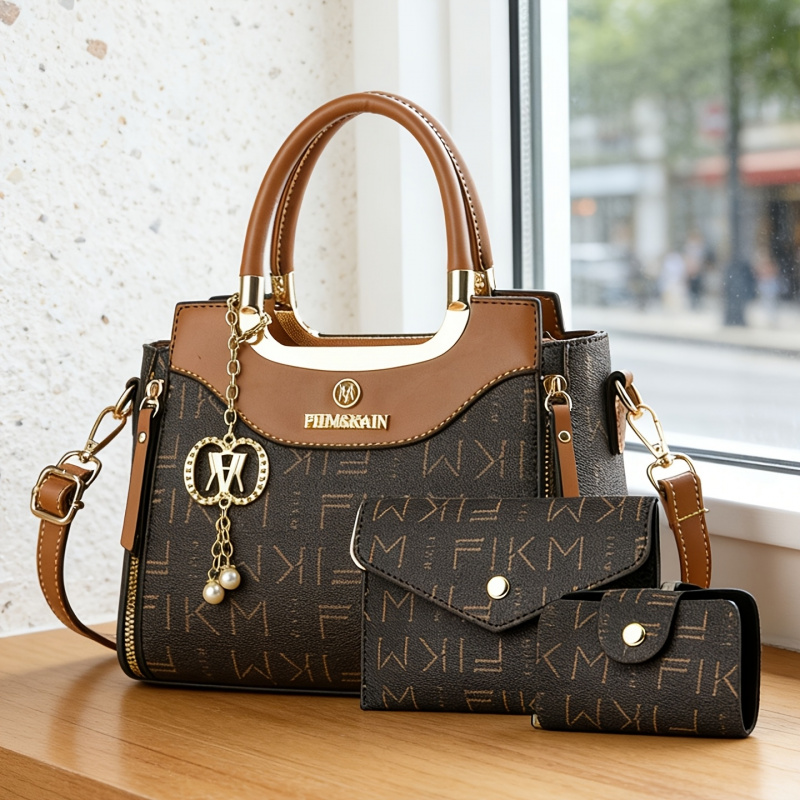 Women Bags Luxury - Set 3 tas wanita mewah bermotif