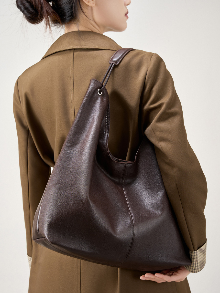 Hobo Bag Slouchy - Tas Selempang Hobo Besar untuk Wanita,
