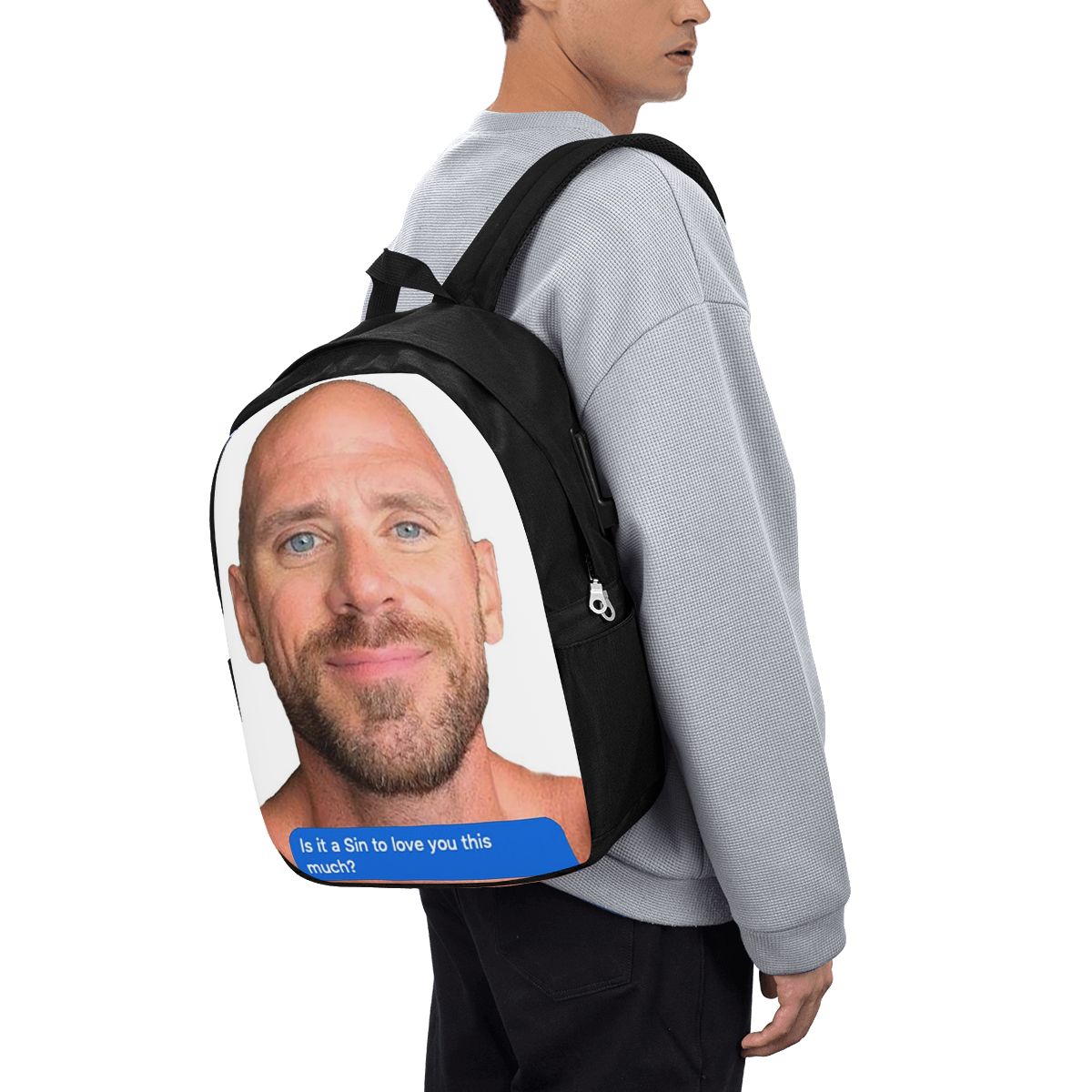 Women'S Bags - Johnny Sins Flirty Text Bubble Backpack