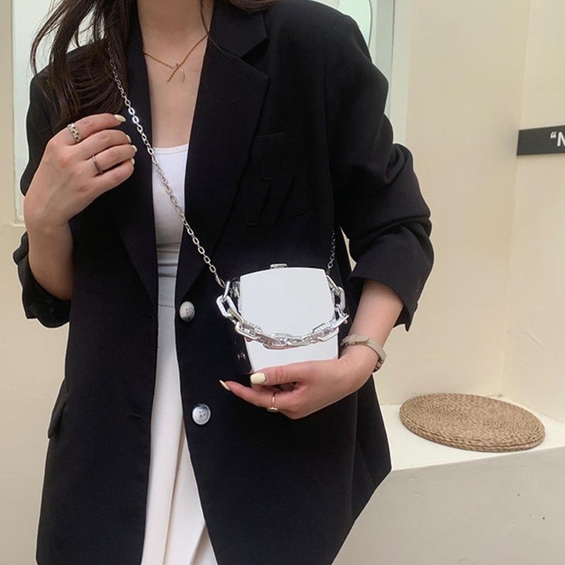 Women Bags Luxury - Tas Selempang Kotak PVC Kecil Fashion