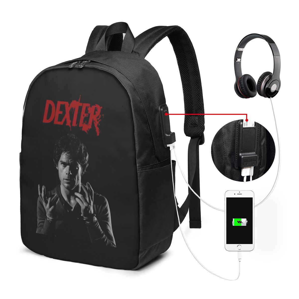 Women'S Bags - Tas Ransel Film Dexter Morgan Tas