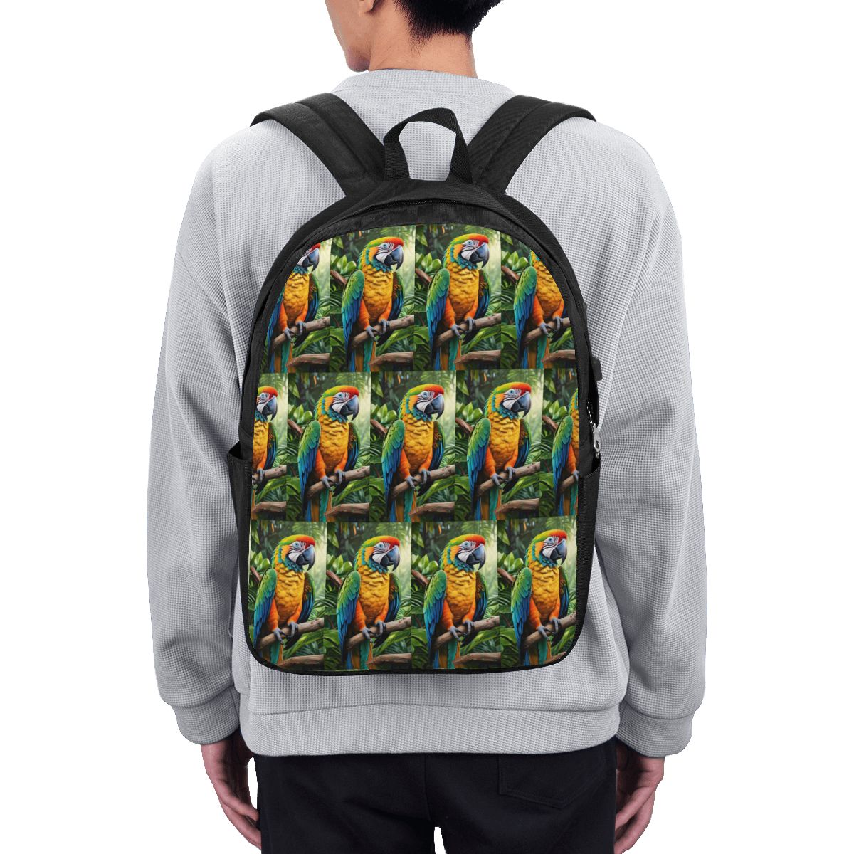 Women'S Bags - Tas Ransel Burung Beo Macaw Lucu