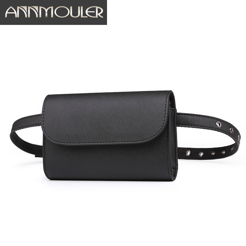 Women'S Bum Bags - Annmouler Warna Solid Pinggang Paket Fashion