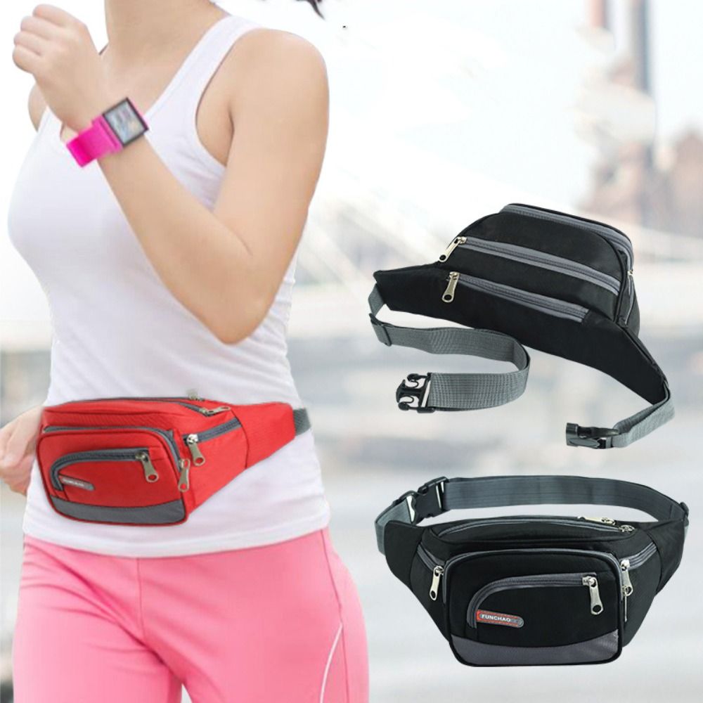 Women'S Bum Bags - Tas Pinggang wanita, kasual multilapisan kapasitas