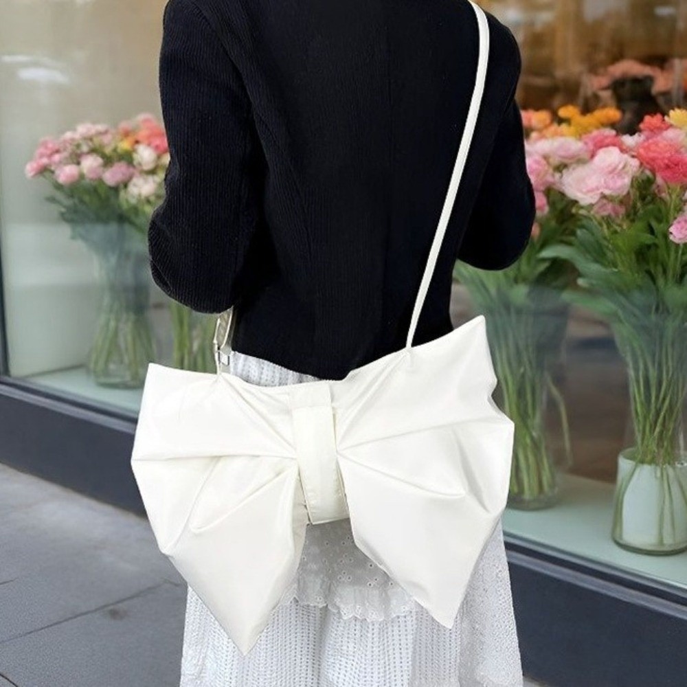 Women Bags For Office Use - Tas Selempang Pita Lipit Elegan Baru