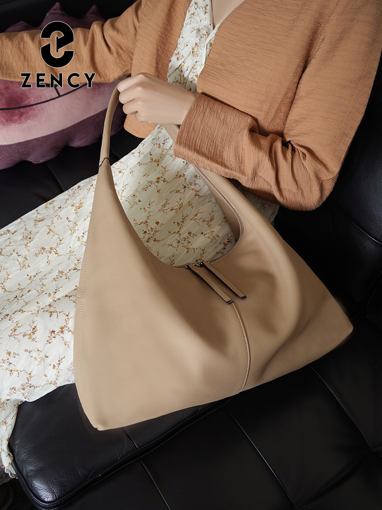 Tas Hobo Kulit Asli Wanita Zen - Women'S Tote Bags Designer ulasan dan harga