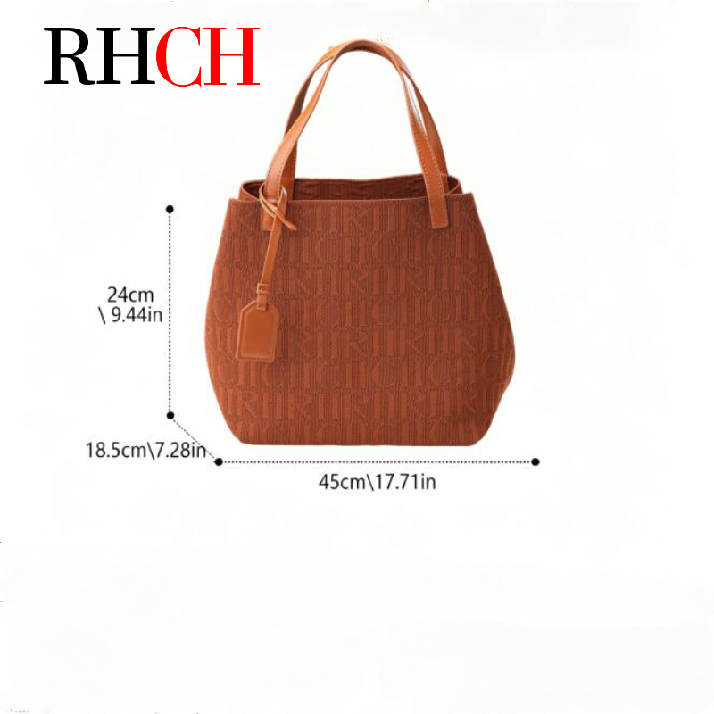 Tas Tote Rajut Wanita dengan H - Women Bags For Office Use ulasan dan harga