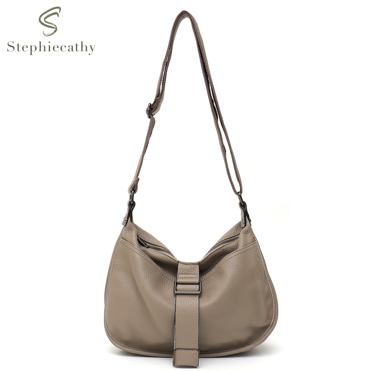 Tas bahu kulit asli untuk wani - Hobo Bag Slouchy ulasan dan harga