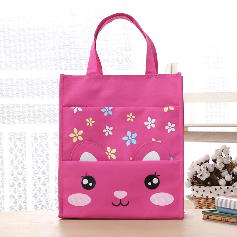 Tas makan siang portabel tahan - Shopper Tote Canvas ulasan dan harga