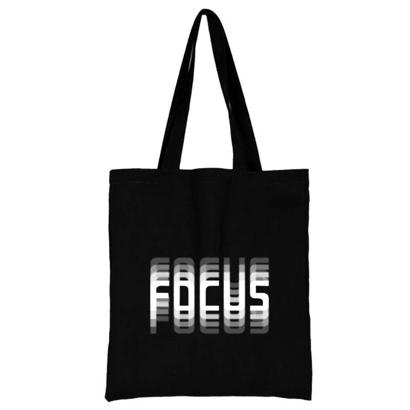 Tas Bahu Kapasitas Besar Hitam - Shopper Tote Canvas ulasan dan harga