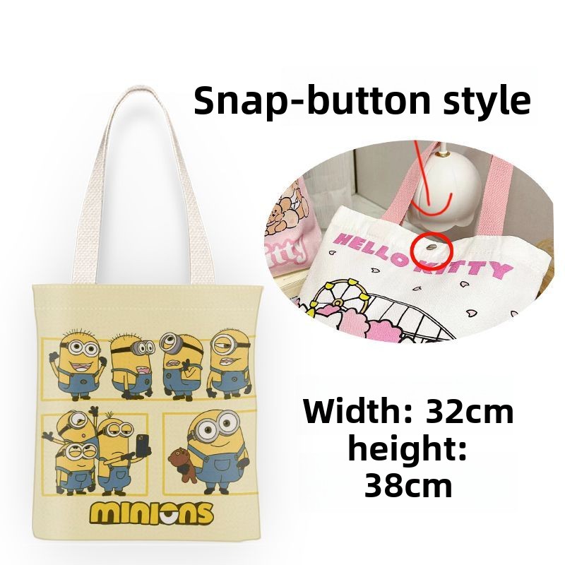 Tas kanvas imut kartun animasi - Shopper Tote Canvas ulasan dan harga