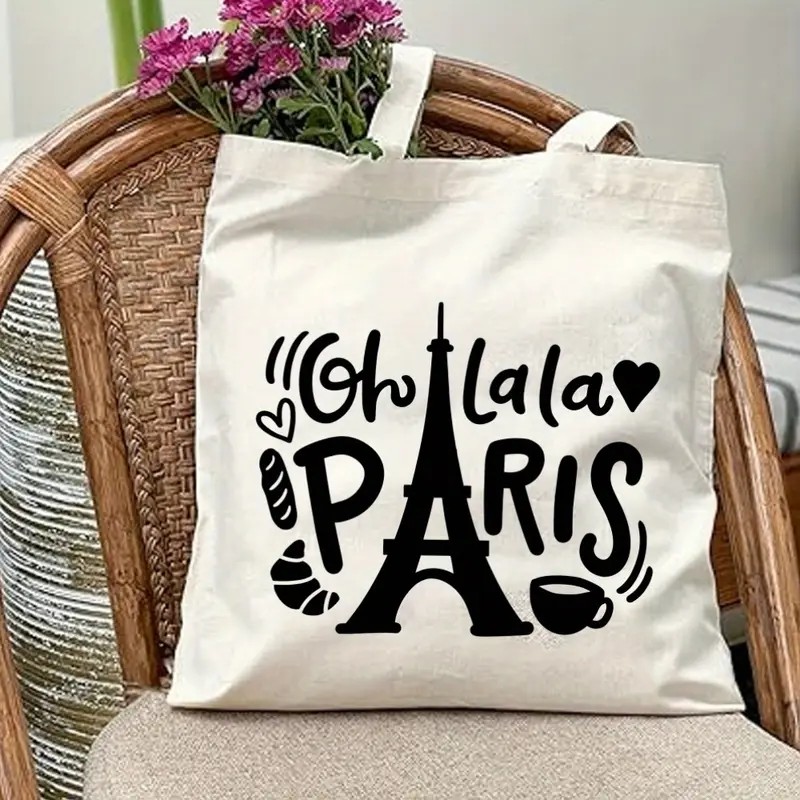 Tas Tote Kanvas Grafis London  - Women Bags Uk ulasan dan harga