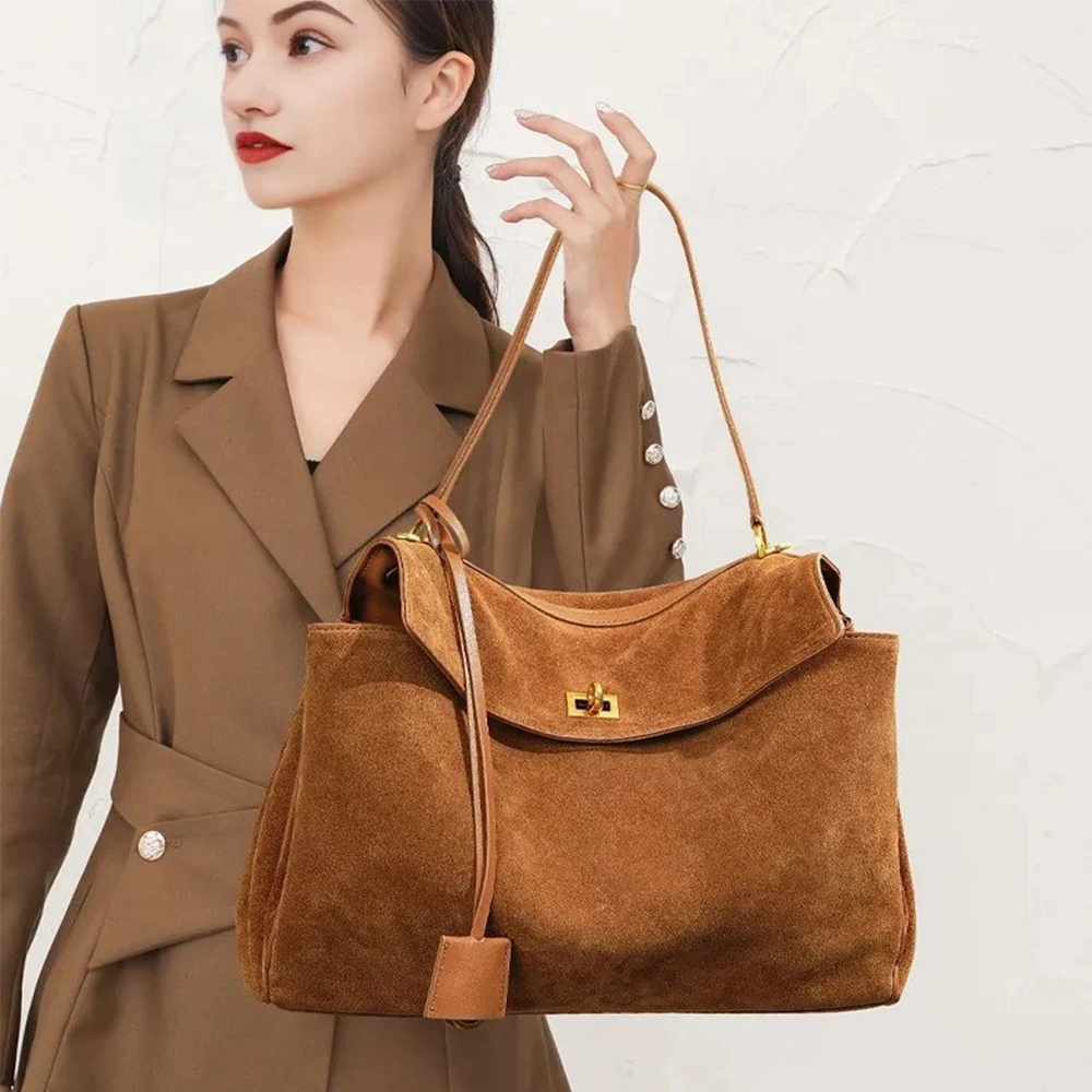 Tas Kulit Asli Suede Wanita Mu - Women'S Tote Bags Designer ulasan dan harga