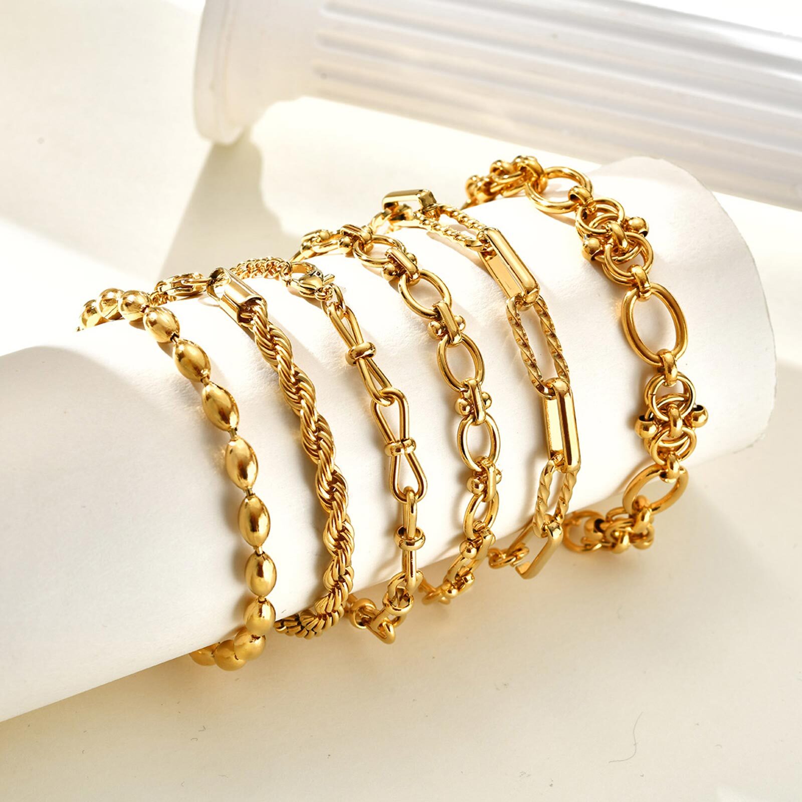 Gelang Rantai Tebal Berlapis E - Women Bags Price ulasan dan harga