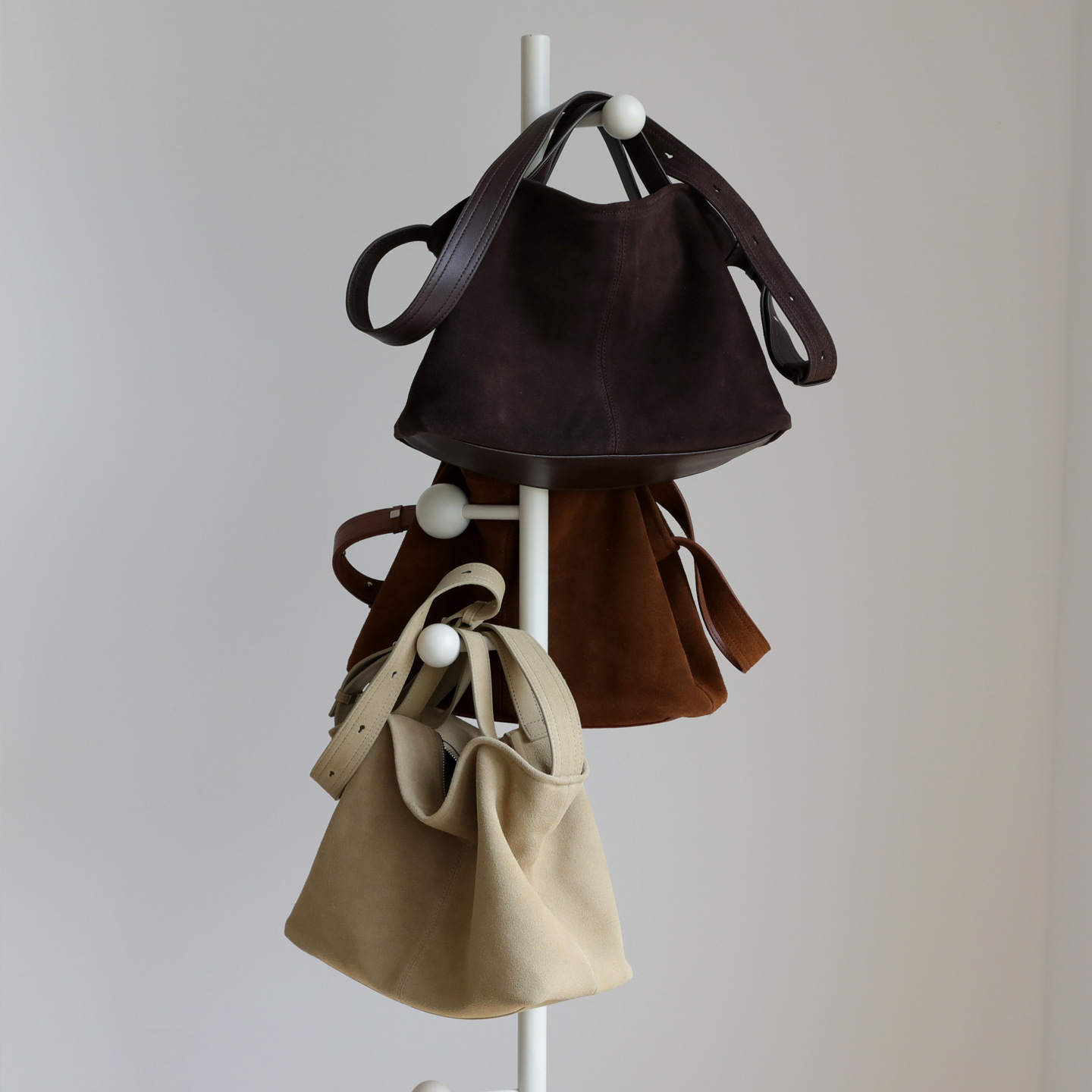 Tas Tote Kulit Asli Suede untu - Hobo Bag Slouchy ulasan dan harga