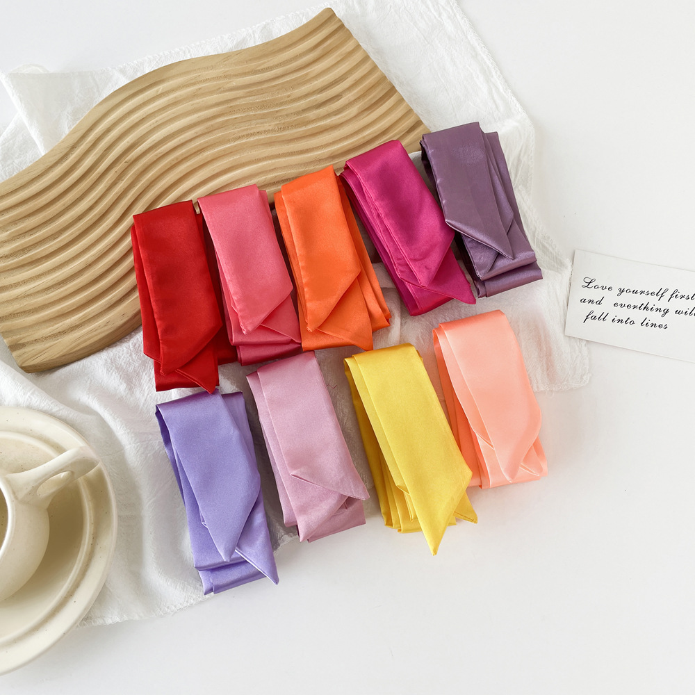 Selendang Satin Warna Solid Ti - Women Bags For Office Use ulasan dan harga