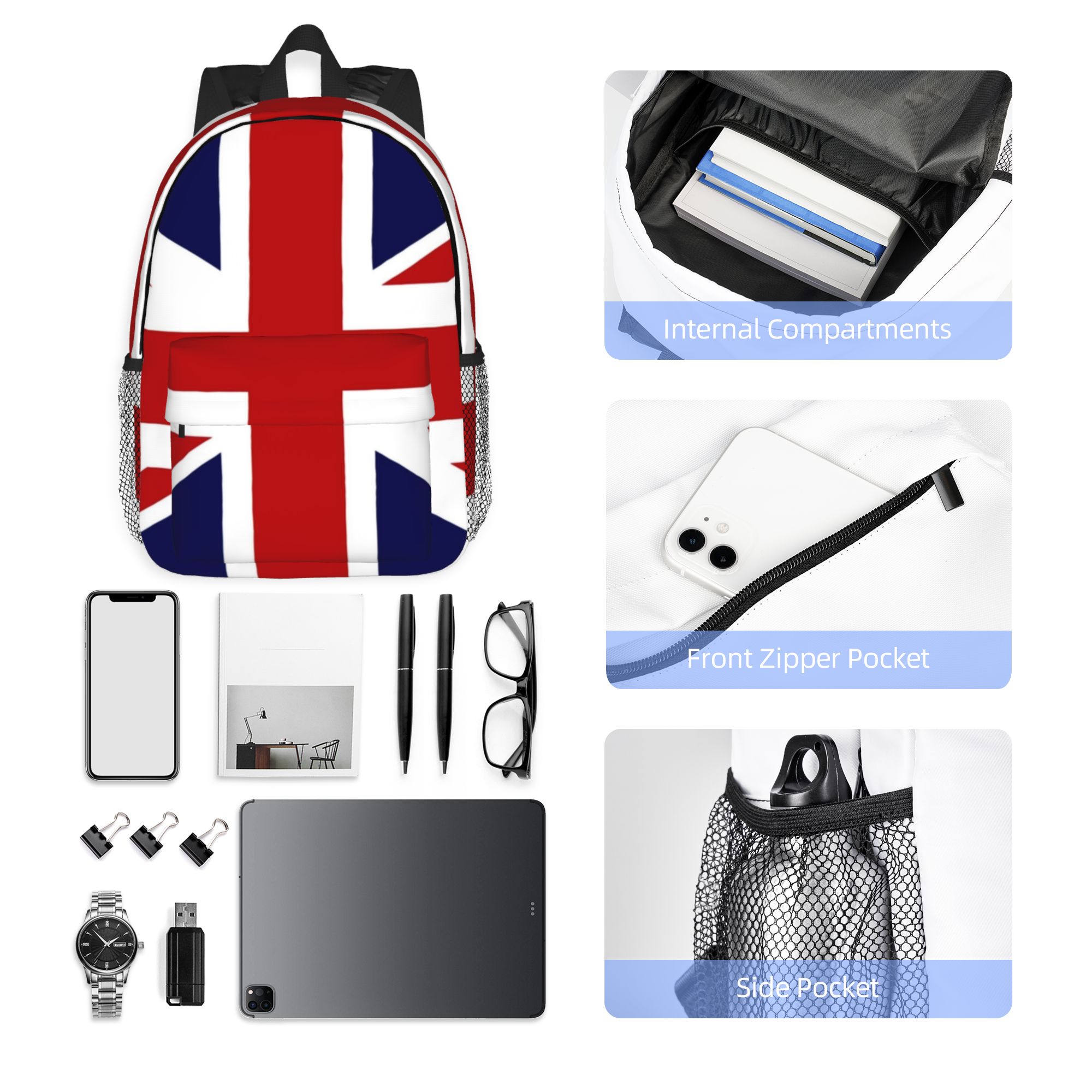 Tas Ransel Bendera Union Jack  - Women Bags Uk ulasan dan harga