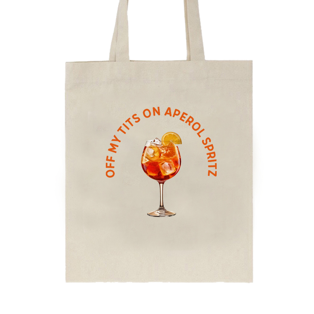 Off My Tits di Aperol Spritz t - Shopper Tote Canvas ulasan dan harga