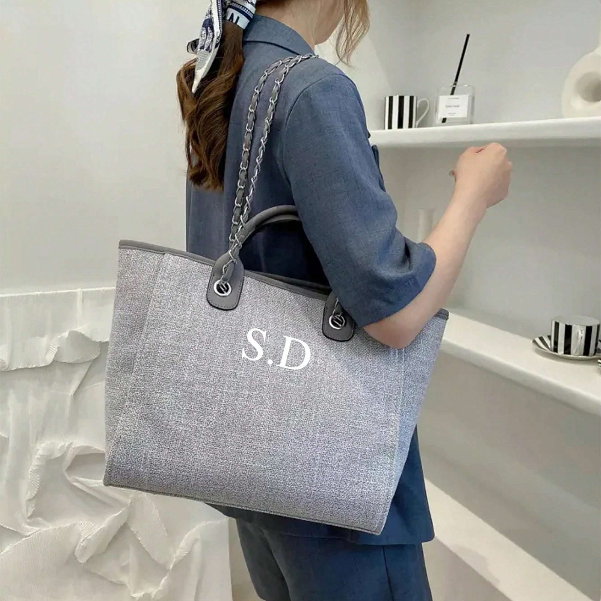 Tas Tote Rantai Wanita Korea K - Women'S Tote Bags Designer ulasan dan harga