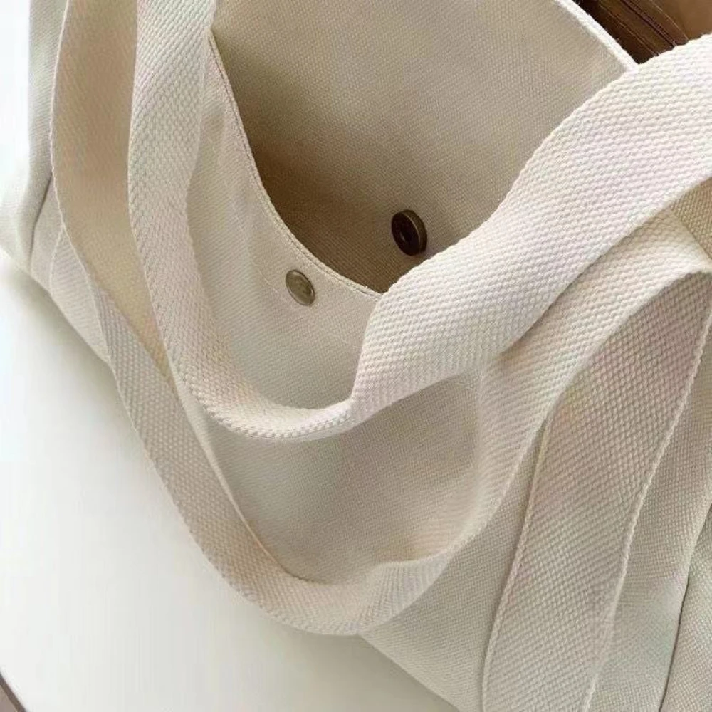 Tas Tote Kanvas Kapasitas Besa - Shopper Tote Canvas ulasan dan harga