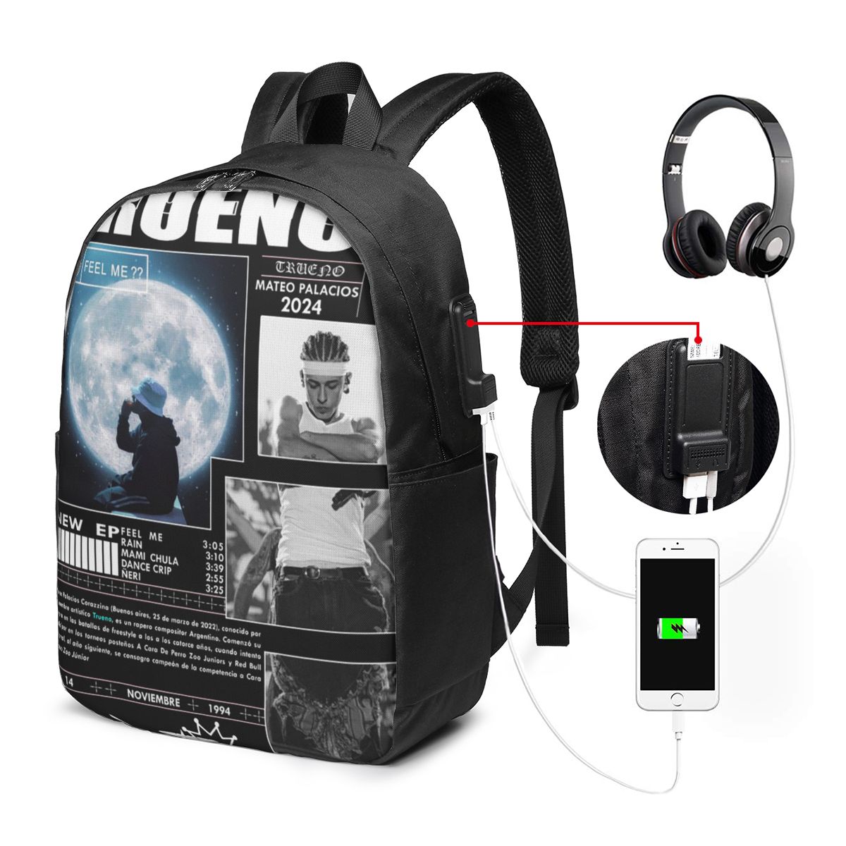 Tas Ransel Hip Hop Rapper True - Women'S Bags ulasan dan harga
