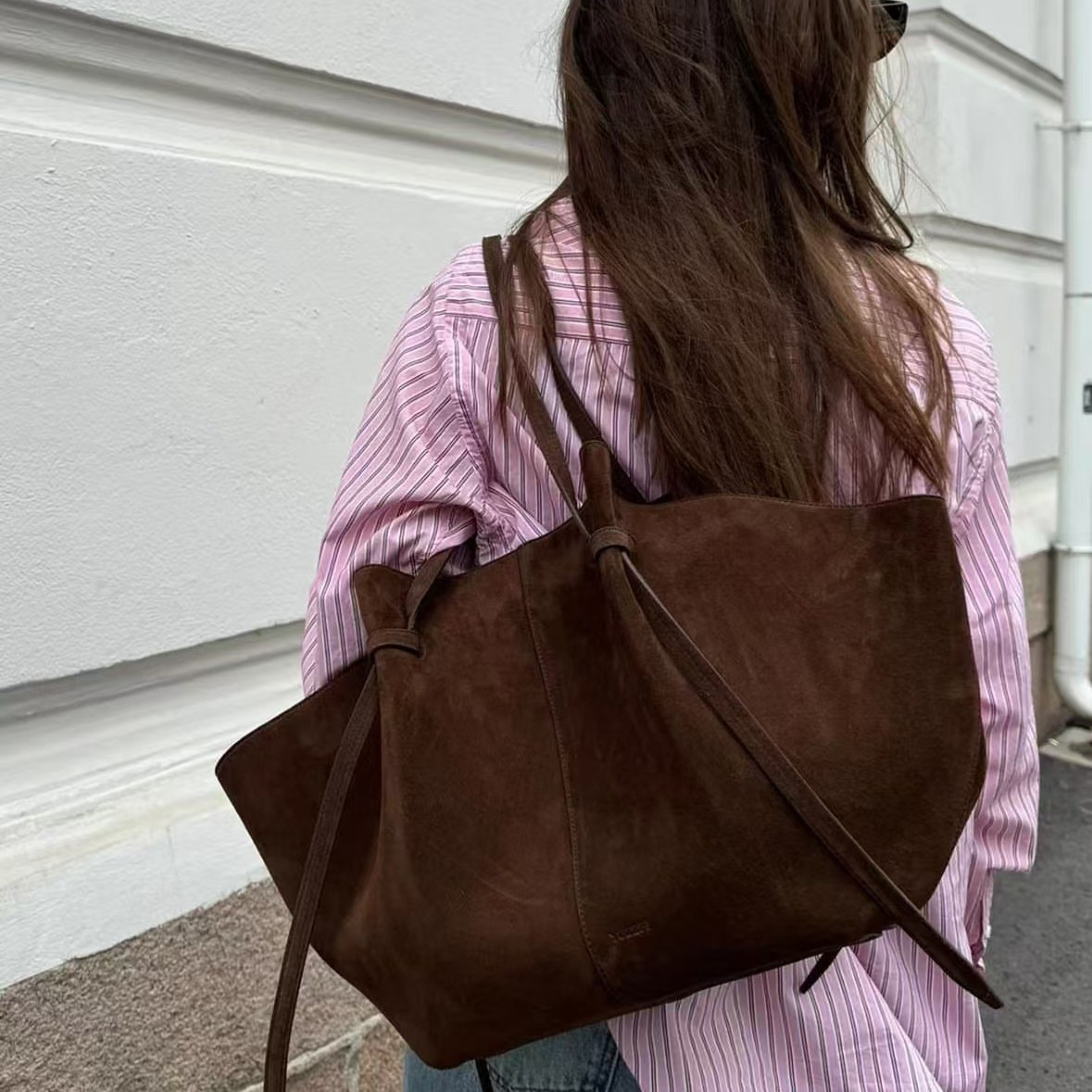 Tas Tote Suede Palsu untuk Wan - Women'S Tote Bags Designer ulasan dan harga