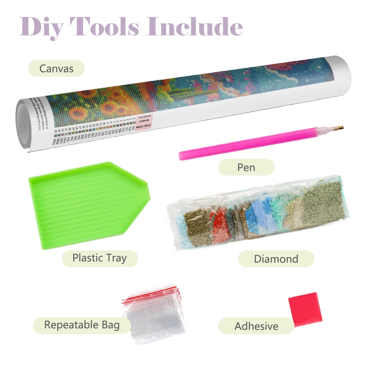 Lukisan Berlian 5D DIY Full Dr - Tortoiseshell Bag Acrylic ulasan dan harga