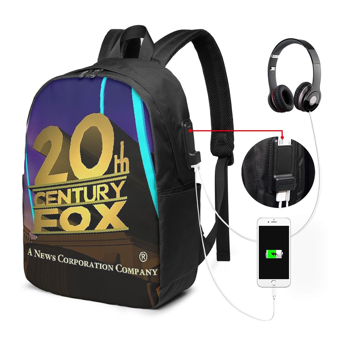 20th Century Fox Classic Backp - Women Bags Laptop ulasan dan harga