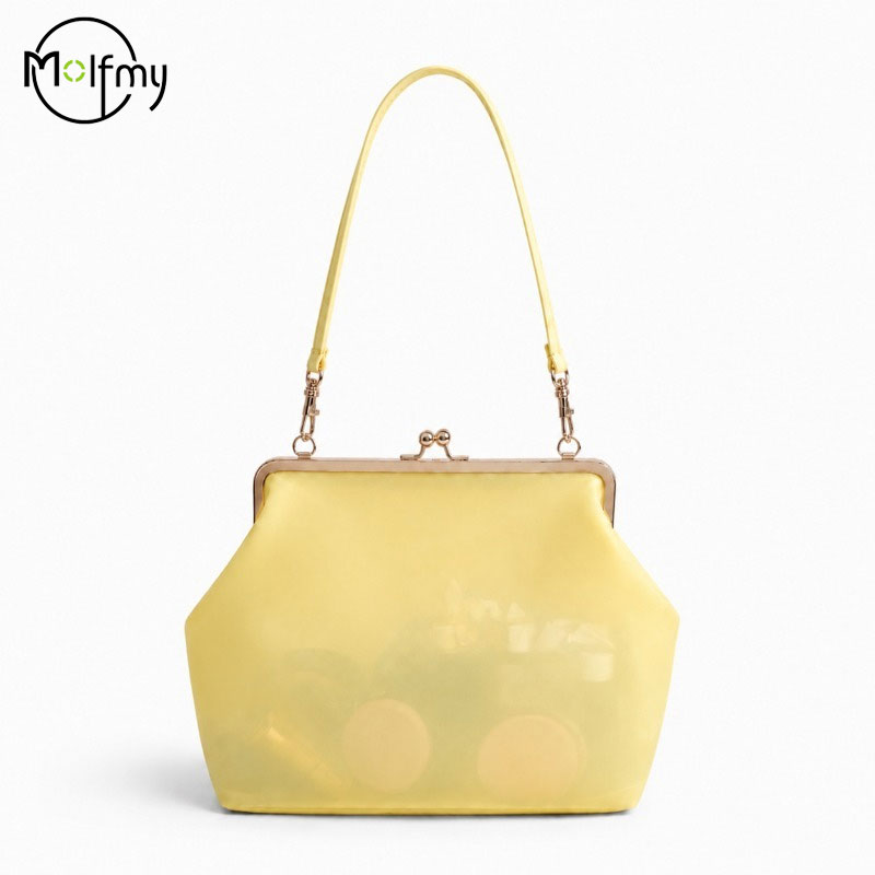 Tas Jelly PVC Transparan Tahan - Hobo Bag Slouchy ulasan dan harga