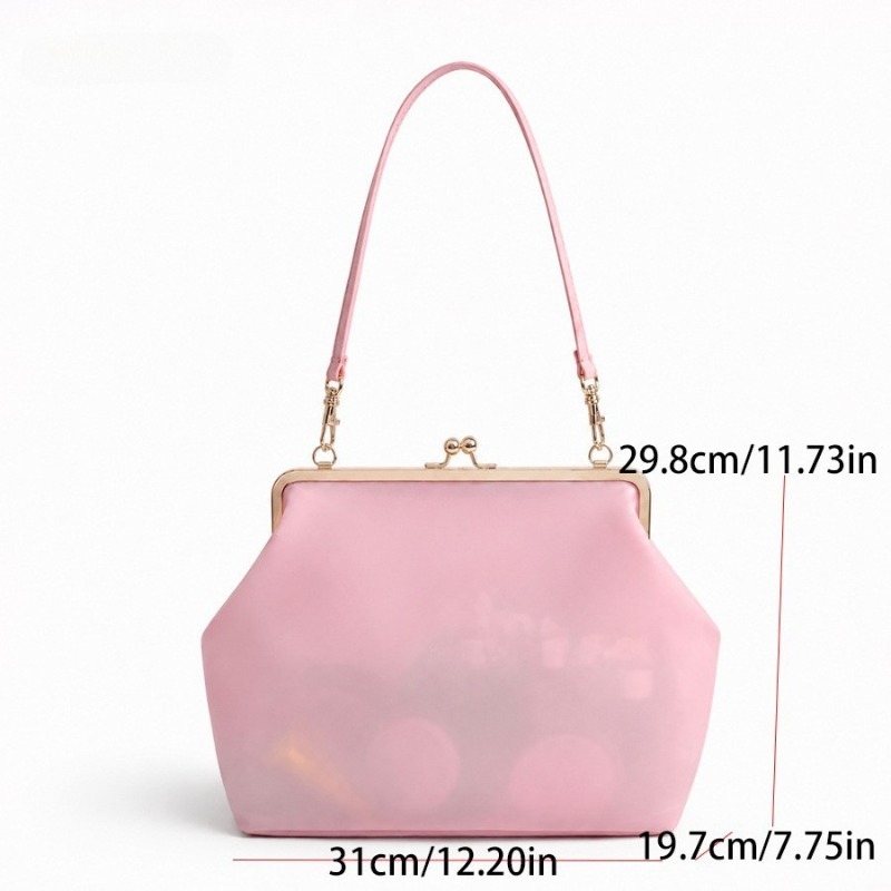 Tas Jelly PVC Transparan Tahan - Hobo Bag Slouchy ulasan dan harga