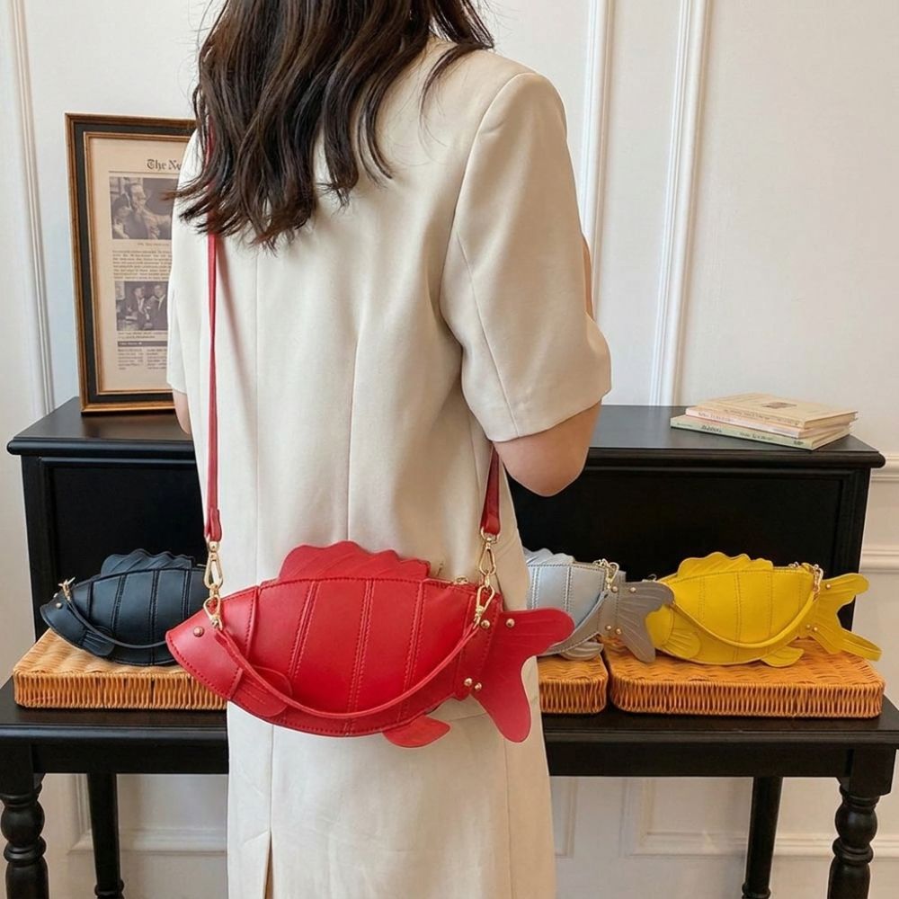 Tas Selempang Bentuk Ikan Simu - Hobo Bag Slouchy ulasan dan harga