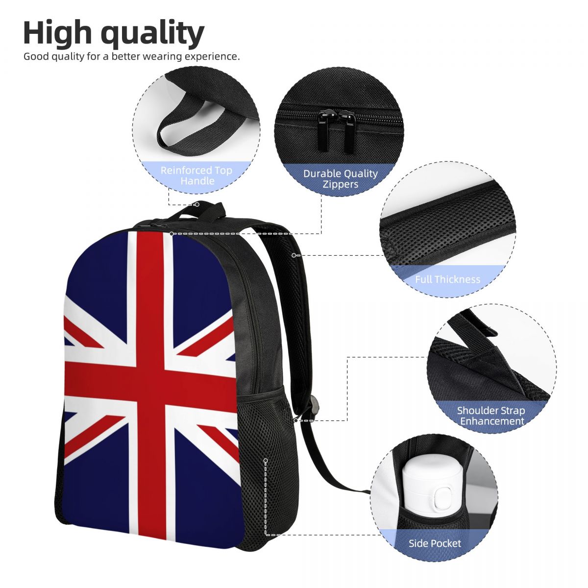 Union Jack Flag Of The UK Rans - Women Bags Uk ulasan dan harga