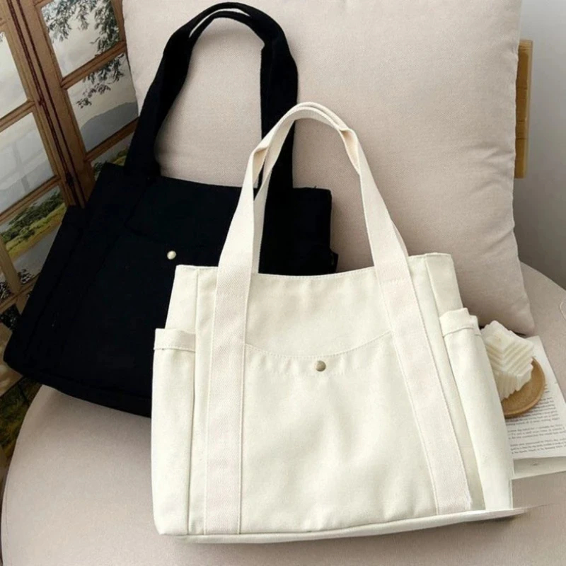 Tas Tote Kanvas Kapasitas Besa - Shopper Tote Canvas ulasan dan harga