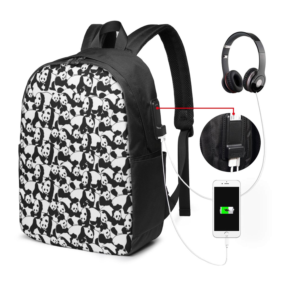Tas Ransel Pola Panda Tas Note - Women'S Bags ulasan dan harga