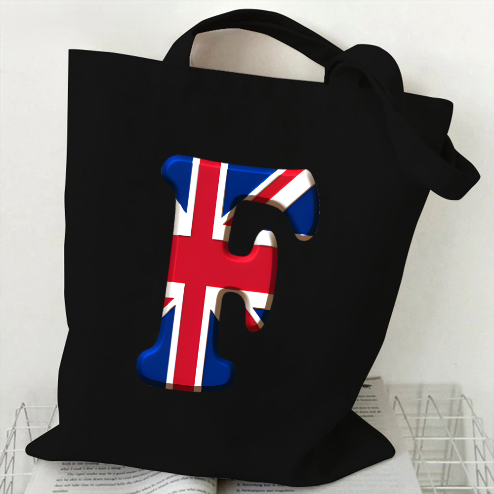 Tas Tote Kanvas 26 Huruf A-Z u - Women Bags Uk ulasan dan harga
