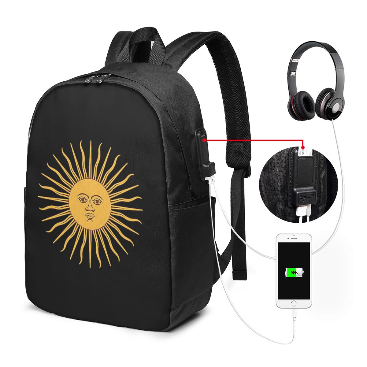 Sun Of May Flag Of Argentina B - Women Bags Laptop ulasan dan harga