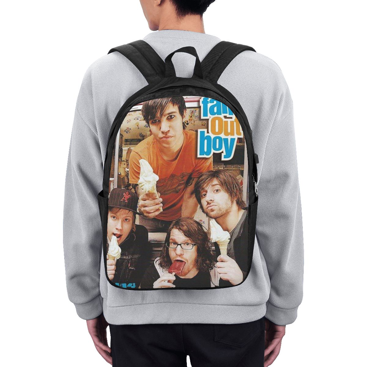 Fall Out Boy Backpack Travel N - Women Bags Laptop ulasan dan harga