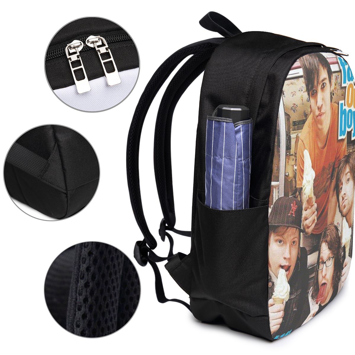 Fall Out Boy Backpack Travel N - Women Bags Laptop ulasan dan harga