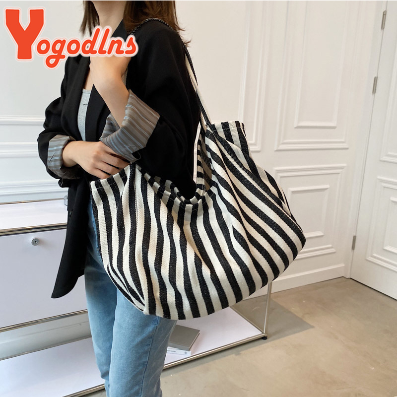 Tas Kanvas Kapasitas Besar unt - Shopper Tote Canvas ulasan dan harga
